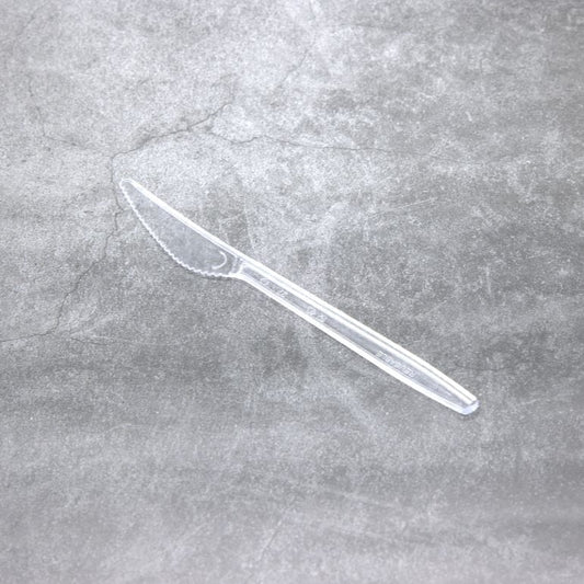 Einweg Messer transparent 100 Stk