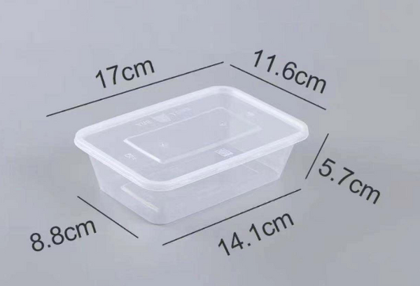 Plastic Box 750ml 300sets