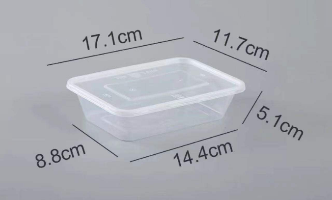 Plastic Box 650ml 300sets