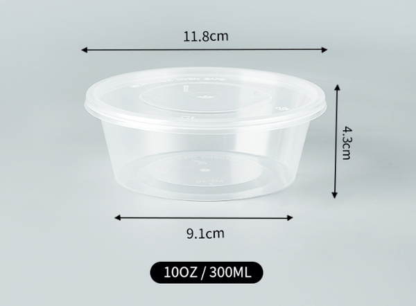 Plastic Soup Box 300ml 500sets