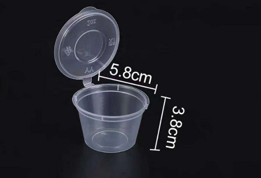 Plastic Sauce Box 60ml 1000Sets