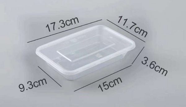 Plastic Box 500ml 300sets