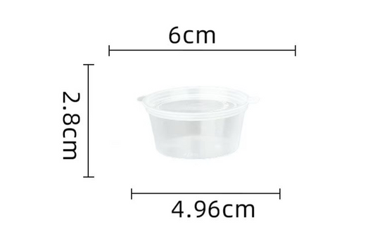 Plastic Sauce Box verbunden 60ml 1000Sets