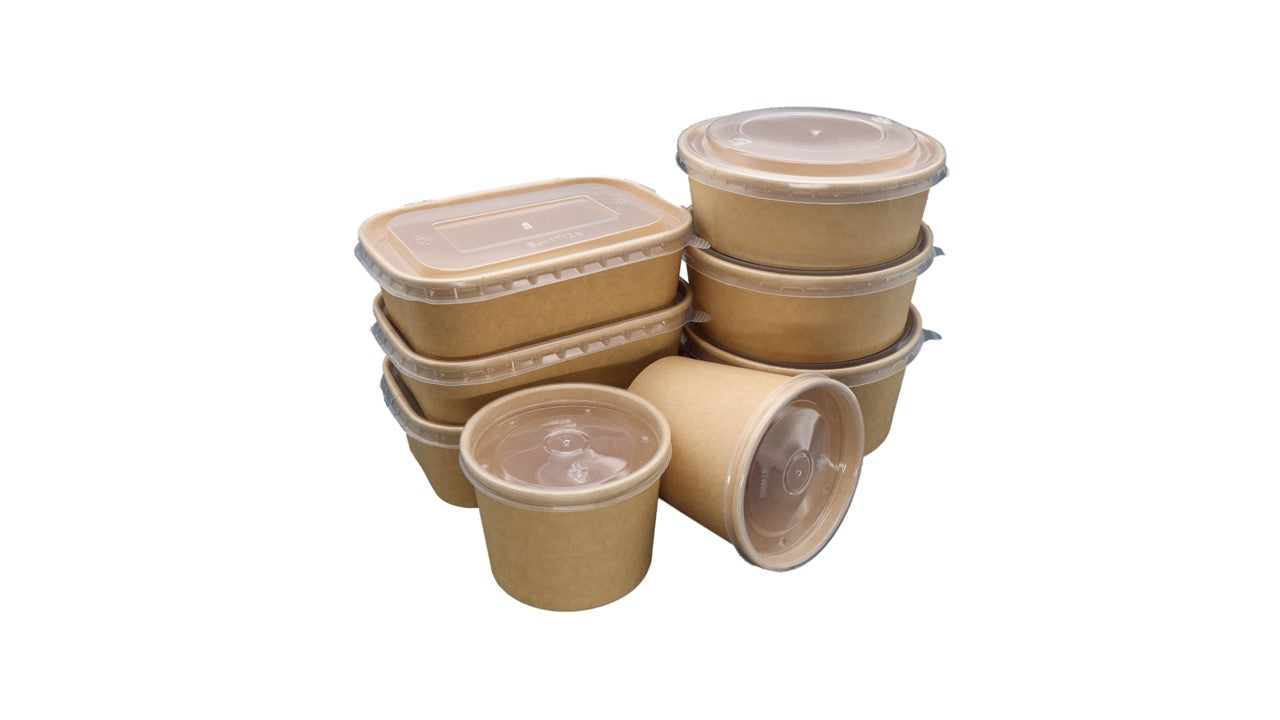 Natural Bagasse Paper Pulpe 1000ml 300Sets