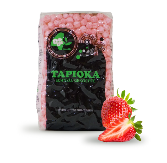 Quick cooked tapioca – Strawberry