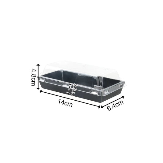 Black Paper Sushi/Dessert 14*6.4*4.8 600 Sets