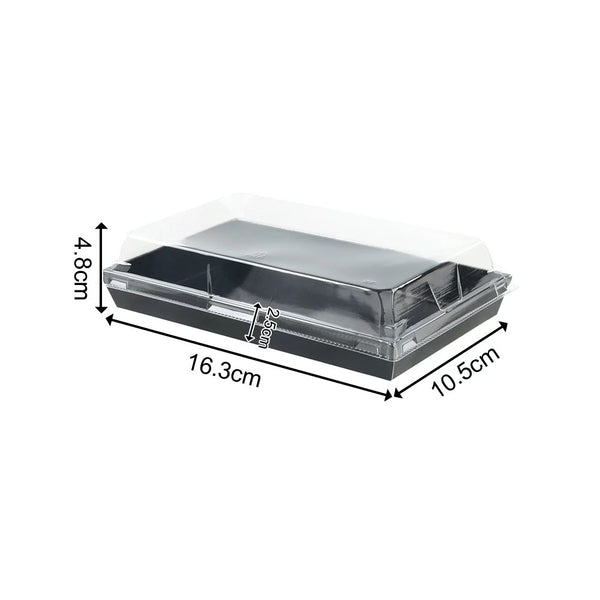 Black Paper Sushi/Desserts 16.3*10.5*4.8 400 Sets