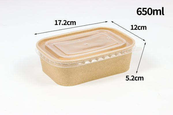 牛皮纸盒 650ml 300套